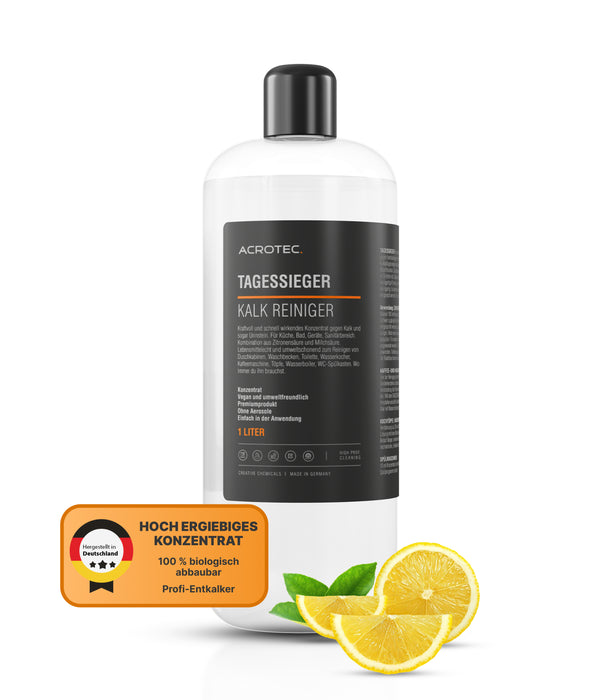 AcroTec® Entkalker TAGESSIEGER 1000 ml – Kraftvoller Kalk- & Urinsteinentferner für Küche & Bad